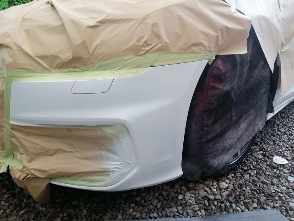 Car bumper fixed by Scratch and Scuff
