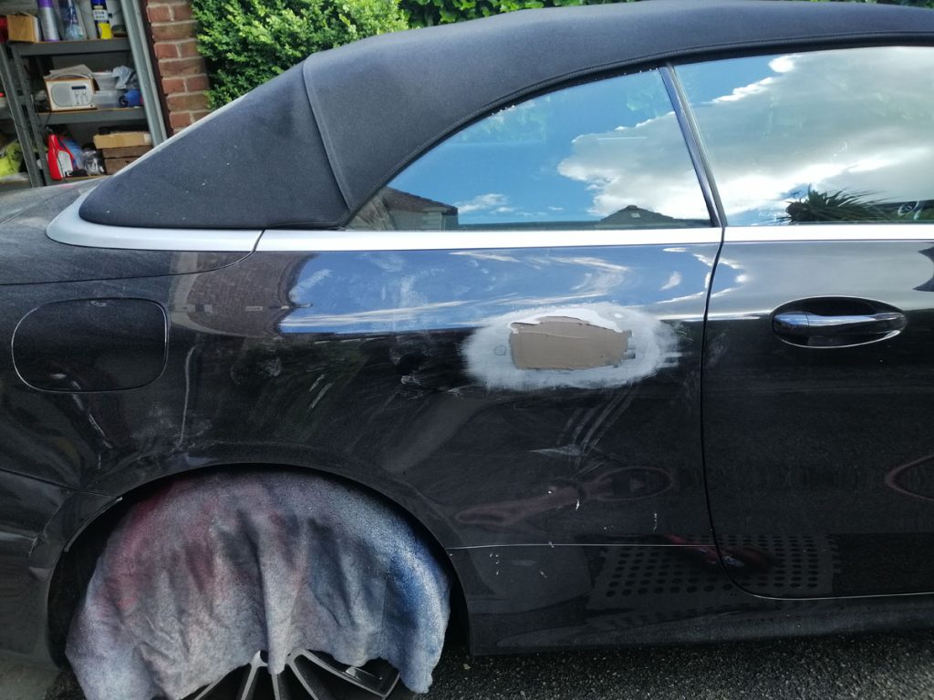 Damaged car