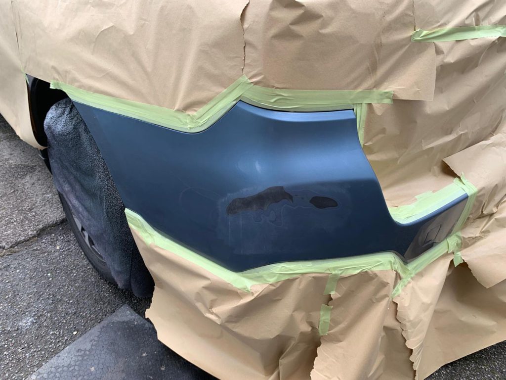 Mobile car bumper repair