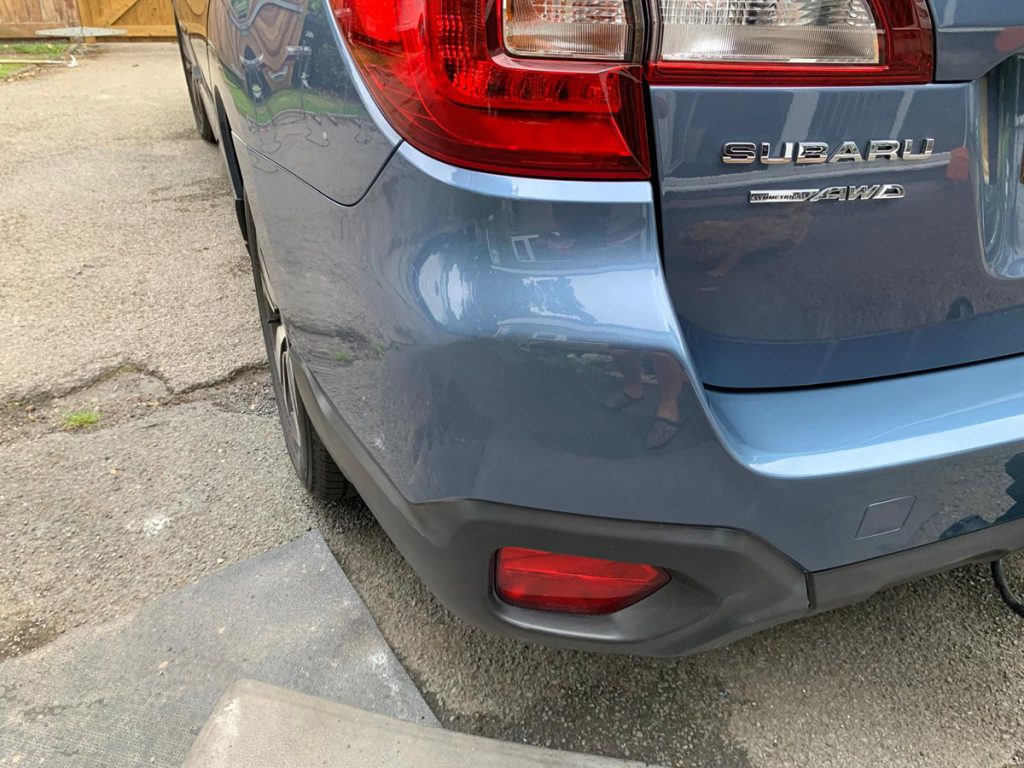 Mobile car bumper repair